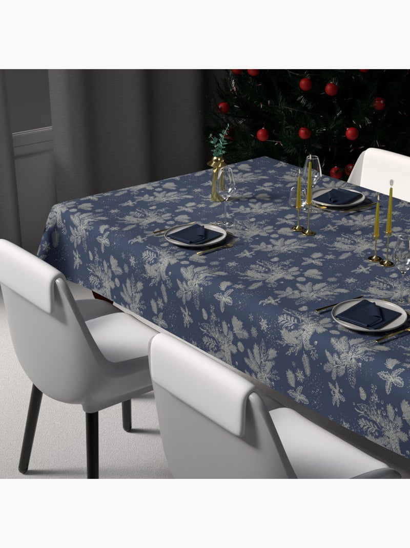 Nappe festive imprimée anti-tâches HOUX, par Soleil d'Ocre Bleu - Kiabi