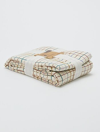 Nappe imprimé à carreaux - 150 x 250 cm - Kiabi Home