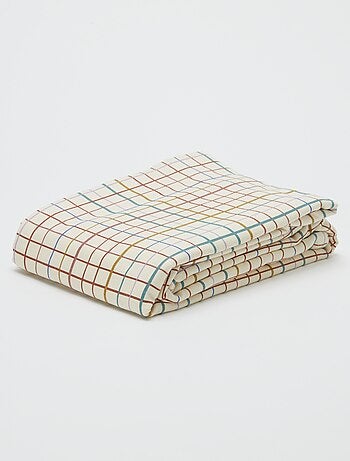 Nappe imprimé à carreaux - 150 x 250 cm - Kiabi Home