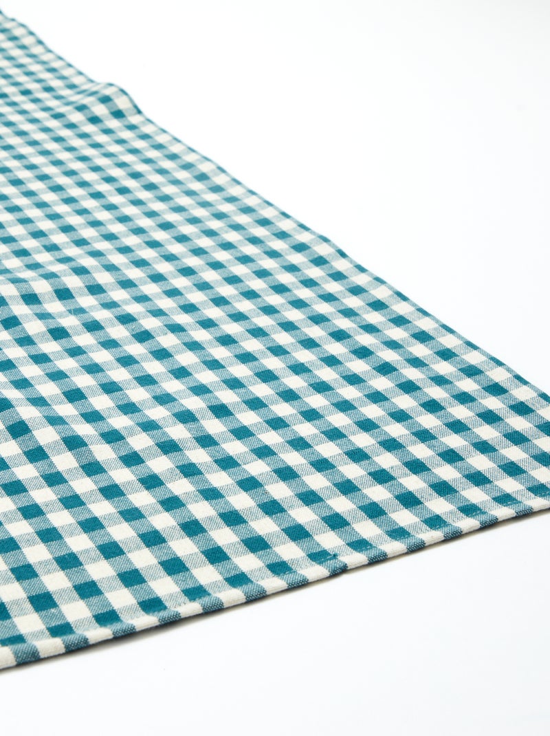 Nappe imprimé à carreaux - 150 x 250 cm - Kiabi Home Vert - Kiabi