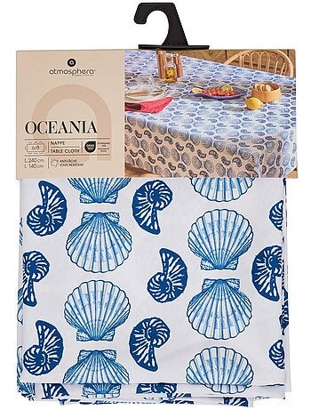 Nappe imprimé coquillages oceania