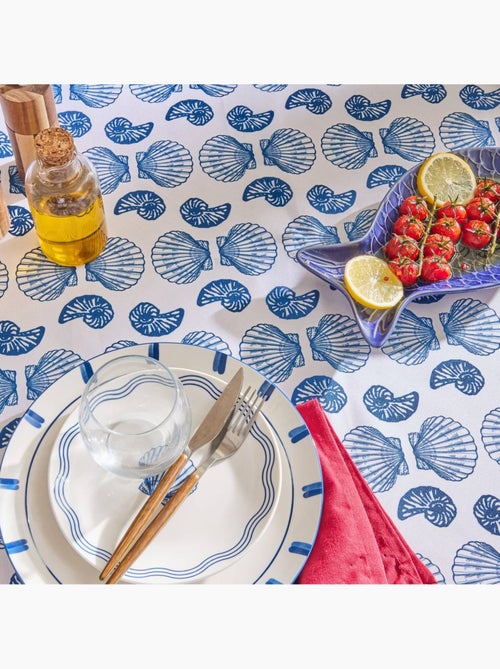 Nappe imprimé coquillages oceania - Kiabi Nappe imprimé coquillages oceania - Kiabi