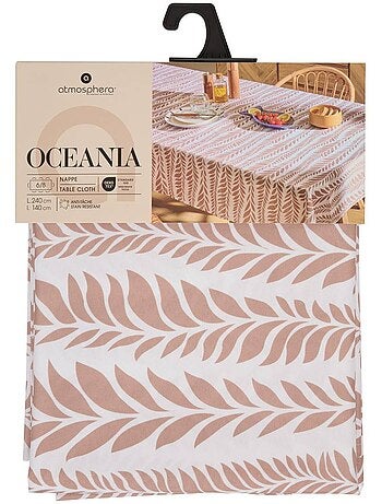 Nappe imprimé coquillages oceania