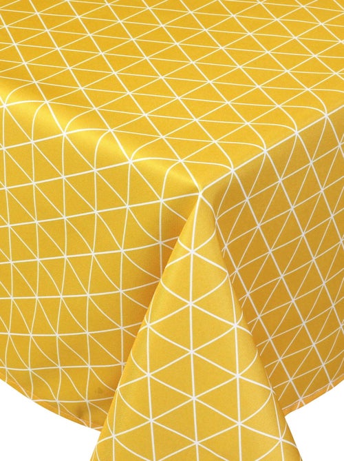 Nappe imprimée 100% polyester PACO géométrique Rectangulaire - Kiabi