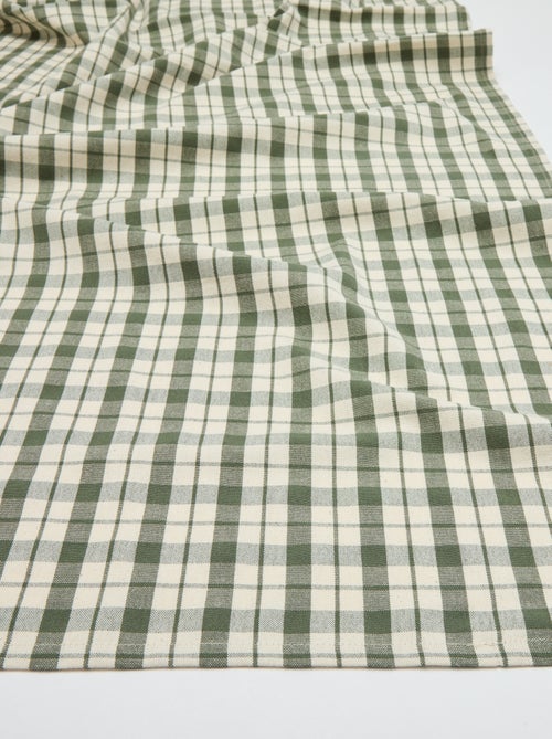 Nappe imprimée à carreaux 150 x 150 cm - Kiabi Home - Kiabi Nappe imprimée à carreaux 150 x 150 cm - Kiabi Home - Kiabi