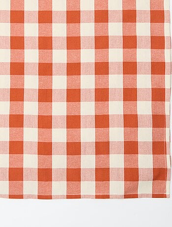 Nappe imprimée à carreaux (150x250 cm) - Kiabi Home