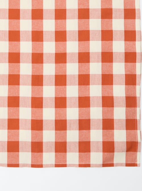 Nappe imprimée à carreaux (150x250 cm) - Kiabi Home - Kiabi