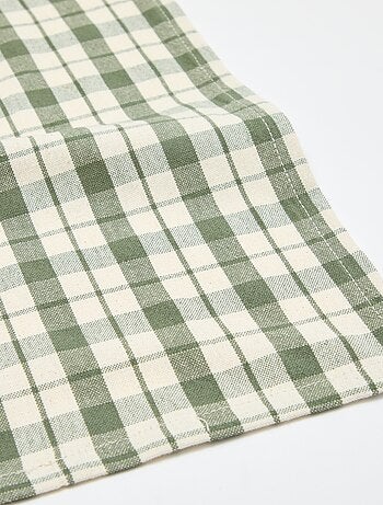 Nappe imprimée à carreaux (150x300 cm) - Kiabi Home
