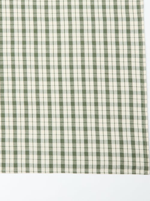 Nappe imprimée à carreaux (150x300 cm) - Kiabi Home - Kiabi