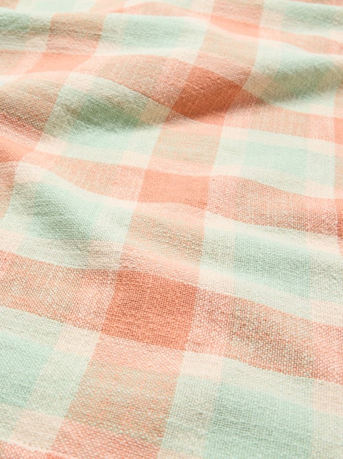 Nappe imprimée à carreaux - Kiabi