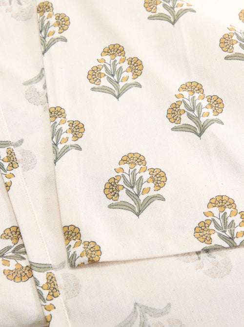 Nappe imprimée à fleurs 150x250 cm - Kiabi