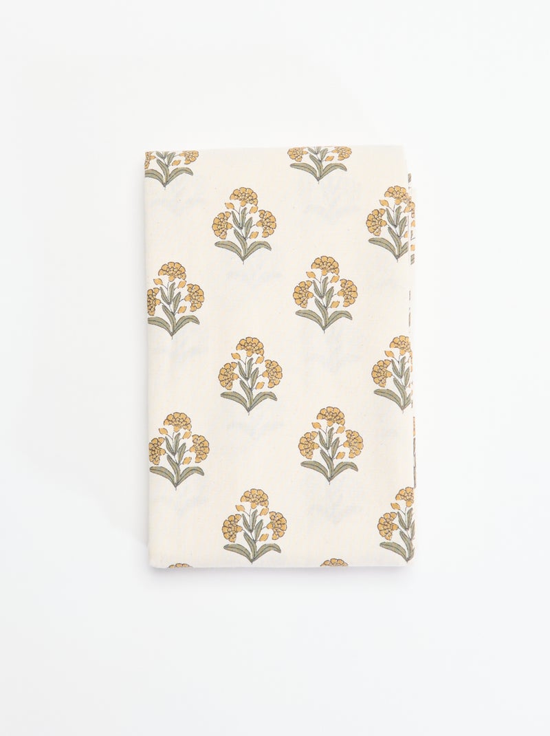 Nappe imprimée à fleurs 150x300 cm Vert - Kiabi