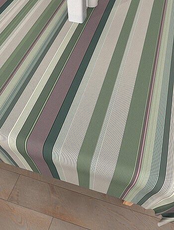 Nappe imprimée anti-tâches BAYADERES, par Soleil d'Ocre