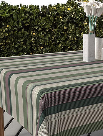 Nappe imprimée anti-tâches BAYADERES, par Soleil d'Ocre