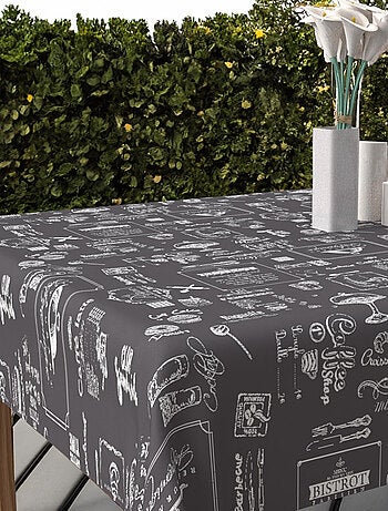 Nappe imprimée anti-tâches COFFEE, par Soleil d'Ocre