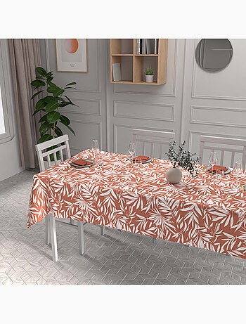 Nappe imprimée anti-tâches FLOREA, par Soleil d'Ocre