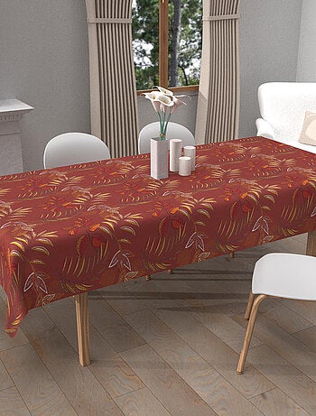 Nappe imprimée anti-tâches FLORES, par Soleil d'Ocre