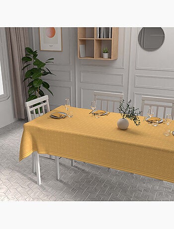 Nappe imprimée anti-tâches LINOVA, par Soleil d'Ocre