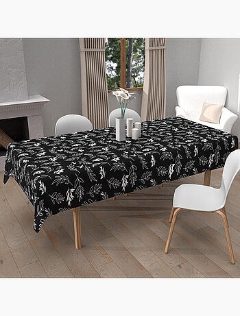 Nappe imprimée anti-tâches NEPTUNE, par Soleil d'Ocre