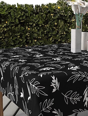 Nappe imprimée anti-tâches NEPTUNE, par Soleil d'Ocre