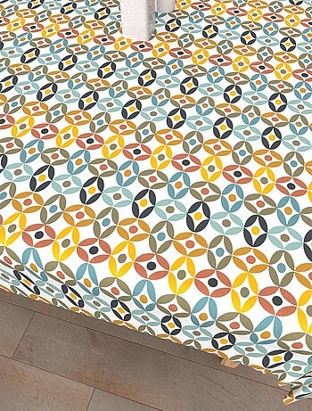 Nappe imprimée anti-tâches OURANOS, par Soleil d'Ocre