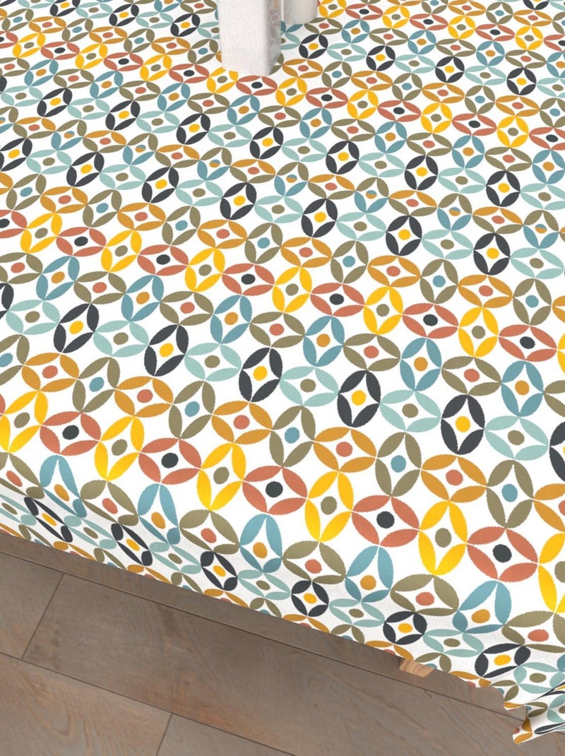 Nappe imprimée anti-tâches OURANOS, par Soleil d'Ocre Multicolore - Kiabi