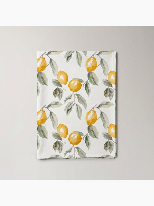 Nappe imprimée anti-taches style méditerranéen, motif citrons - Gamusi - Kiabi Nappe imprimée anti-taches style méditerranéen, motif citrons - Gamusi - Kiabi