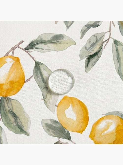 Nappe imprimée anti-taches style méditerranéen, motif citrons - Gamusi - Kiabi Nappe imprimée anti-taches style méditerranéen, motif citrons - Gamusi - Kiabi