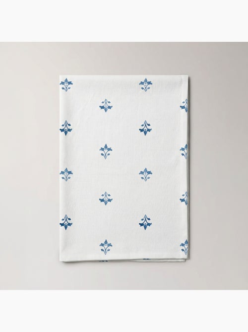 Nappe imprimée anti-taches style méditerranéen, motif floral - Gamusi - Kiabi