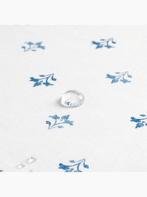 Nappe imprimée anti-taches style méditerranéen, motif floral - Gamusi - Kiabi