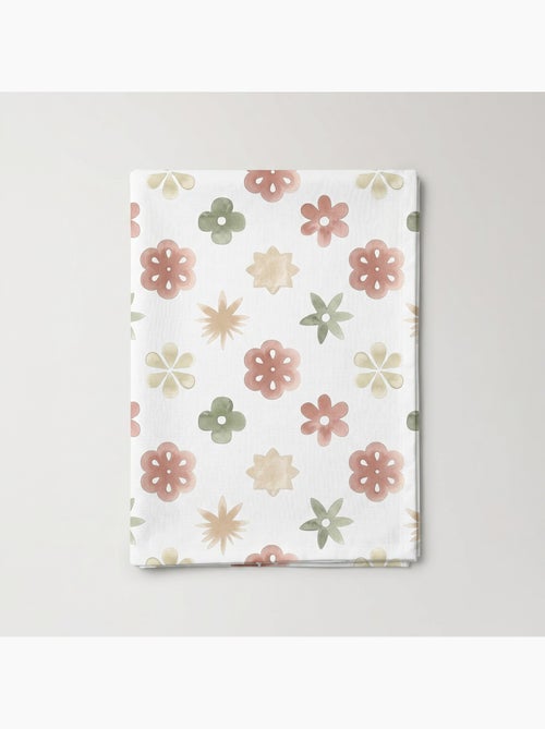 Nappe imprimée anti-taches style méditerranéen, motif floral - Gamusi - Kiabi Nappe imprimée anti-taches style méditerranéen, motif floral - Gamusi - Kiabi