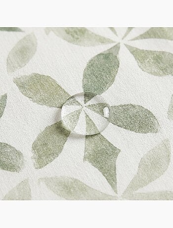 Nappe imprimée anti-taches style méditerranéen, motif géométrique - Gamusi