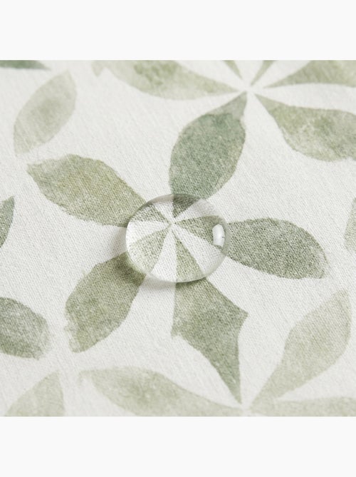 Nappe imprimée anti-taches style méditerranéen, motif géométrique - Gamusi - Kiabi Nappe imprimée anti-taches style méditerranéen, motif géométrique - Gamusi - Kiabi