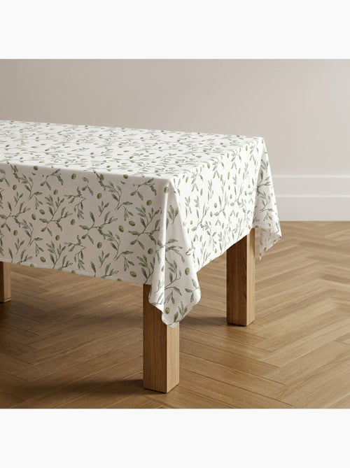 Nappe imprimée anti-taches style méditerranéen, motif olivier - Gamusi - Kiabi Nappe imprimée anti-taches style méditerranéen, motif olivier - Gamusi - Kiabi