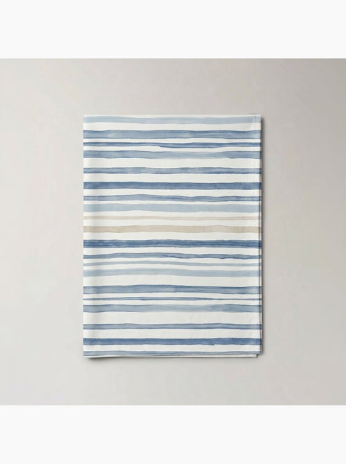 Nappe imprimée anti-taches style méditerranéen, motif rayé - Gamusi - Kiabi Nappe imprimée anti-taches style méditerranéen, motif rayé - Gamusi - Kiabi