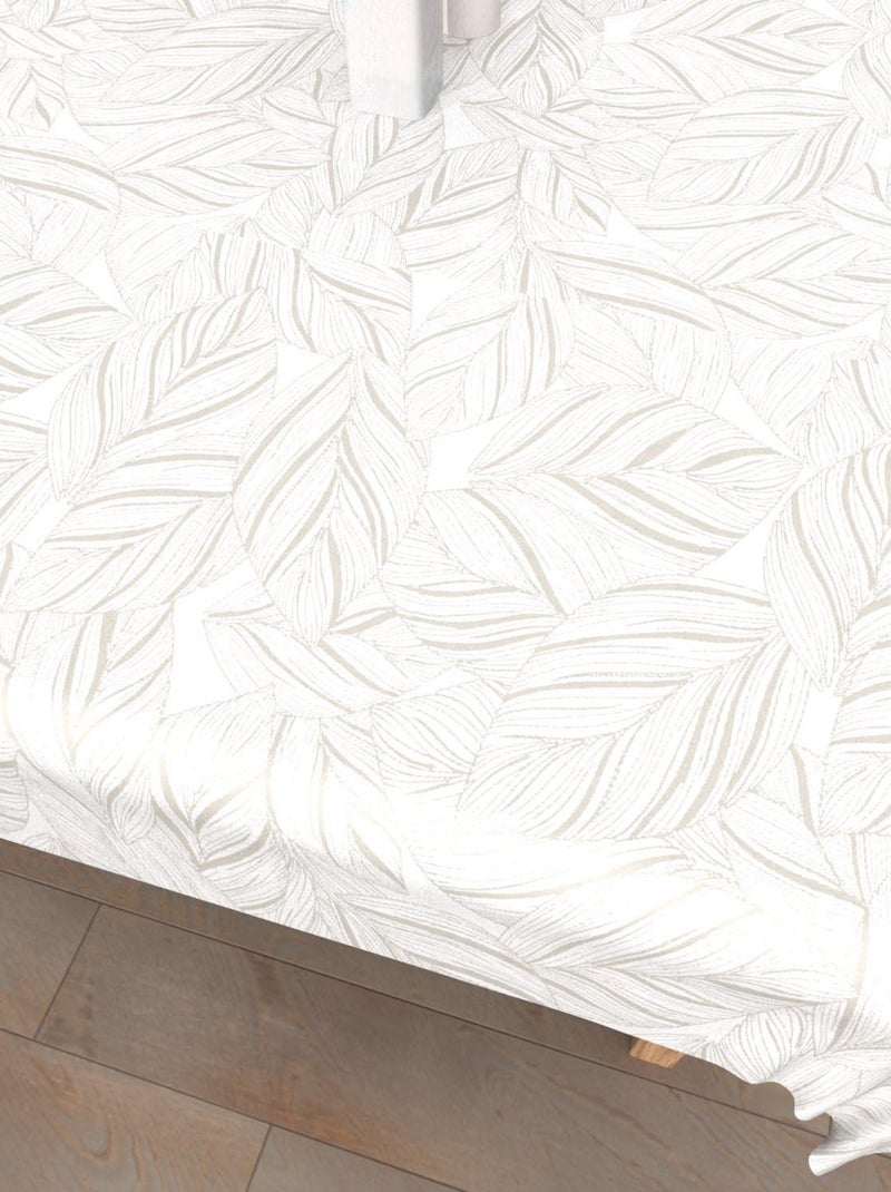 Nappe imprimée anti-tâches VENUS, par Soleil d'Ocre Blanc - Kiabi