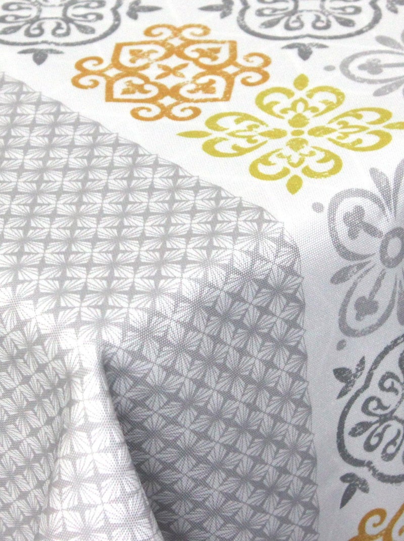 Nappe imprimée CARO Carré Gris - Kiabi