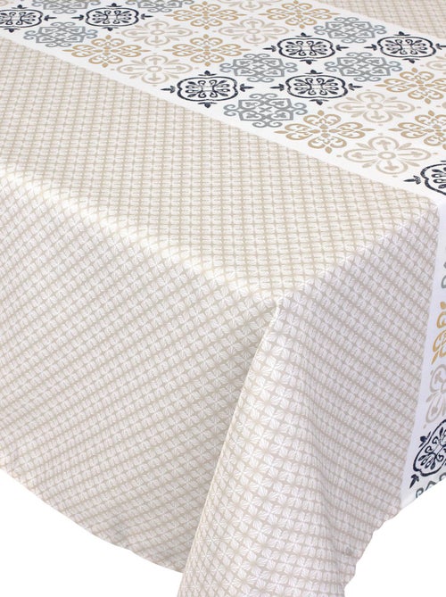 Nappe imprimée CARO Rectangulaire - Kiabi