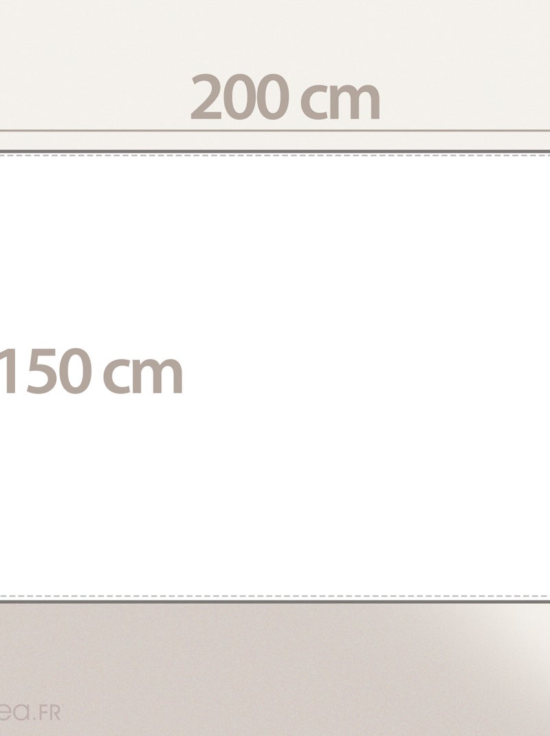 Nappe imprimée CARO Rectangulaire Beige - Kiabi