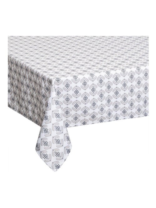 Nappe imprimée carreaux vintage 140 x 240 cm - Kiabi