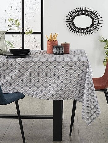 Nappe imprimée carreaux vintage