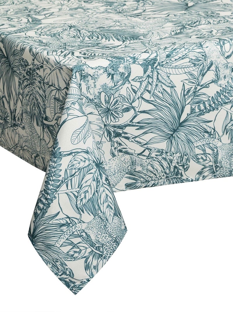 Nappe imprimée jungle anti-tâches Vert - Kiabi