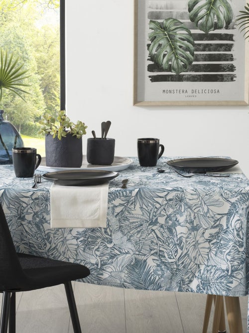 Nappe imprimée jungle anti-tâches - Kiabi Nappe imprimée jungle anti-tâches - Kiabi