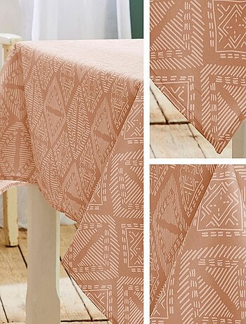 Nappe imprimée polyester BOHO Rectangulaire