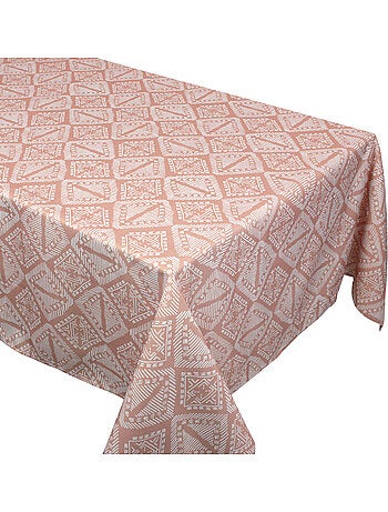 Nappe imprimée polyester BOHO Rectangulaire