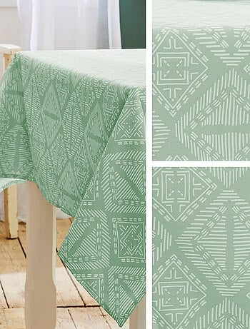 Nappe imprimée polyester BOHO Rectangulaire