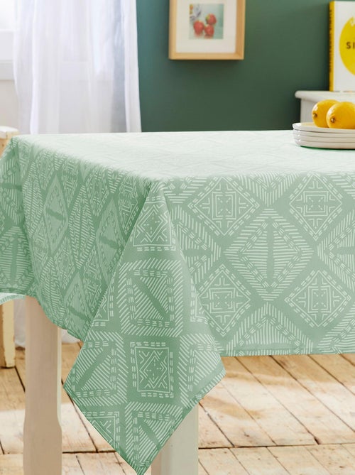 Nappe imprimée polyester BOHO Rectangulaire - Kiabi