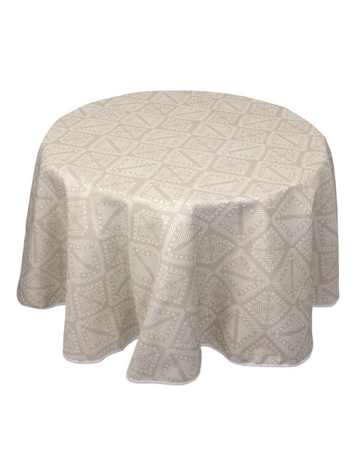 Nappe imprimée polyester BOHO Rond - Kiabi