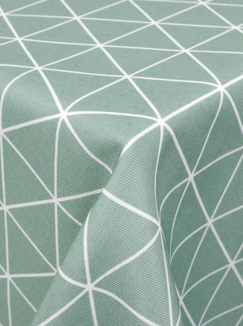 Nappe imprimée polyester PACO géométrique Carré - Kiabi
