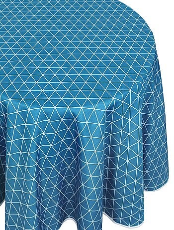 Nappe imprimée polyester PACO géométrique Ovale